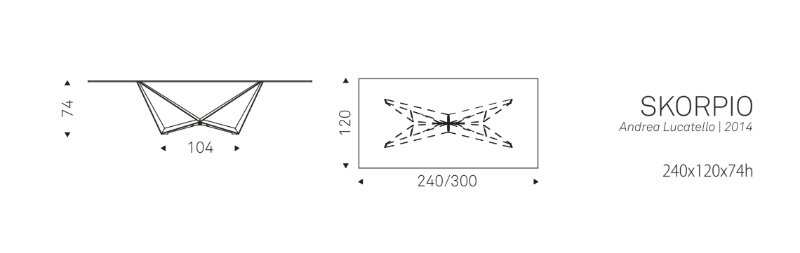 SKORPIO - 240x120x74h