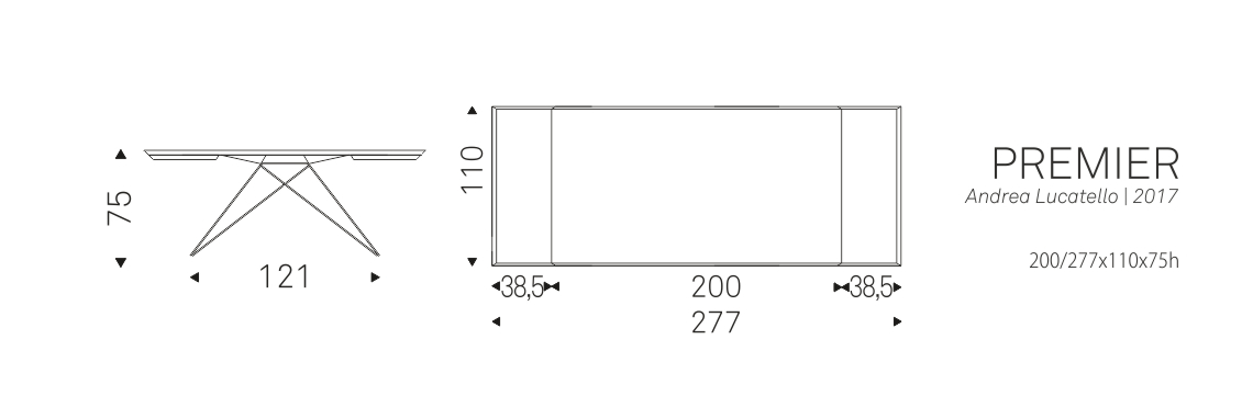 PREMIER (200/277x110x75h)