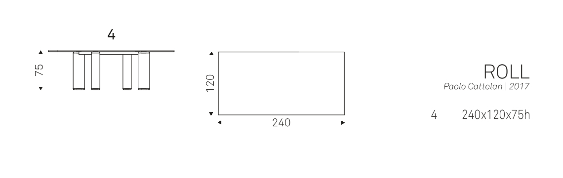 ROLL (240x120x75h - 4)