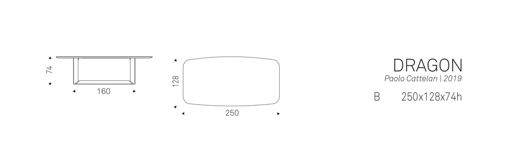 DRAGON (250x128x74h - B)