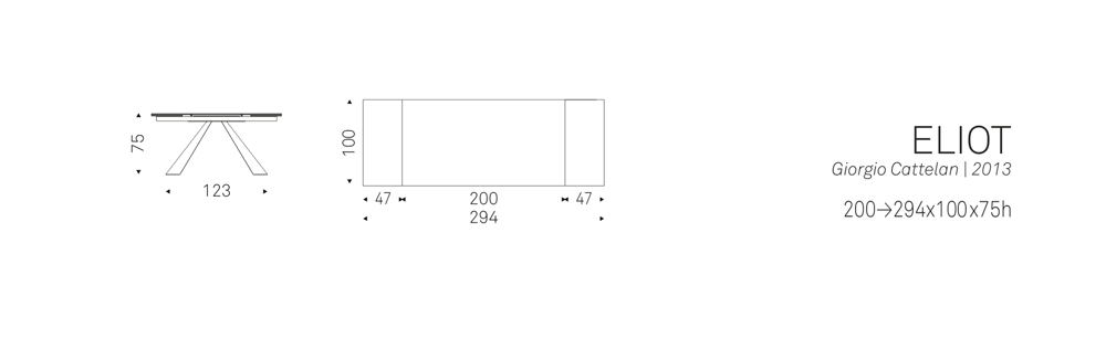 ELIOT (200/294x100x75h)
