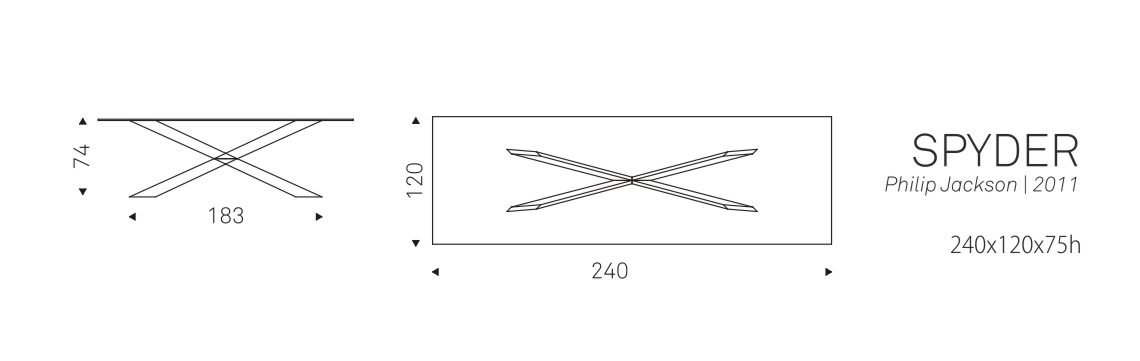 SPYDER - 240x120x75h