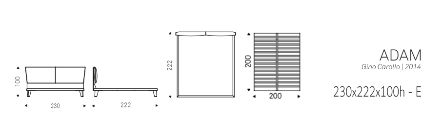 ADAM - 230x222x100h - E