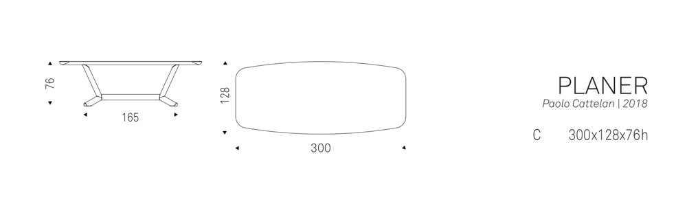 PLANER С (300x128x76h)