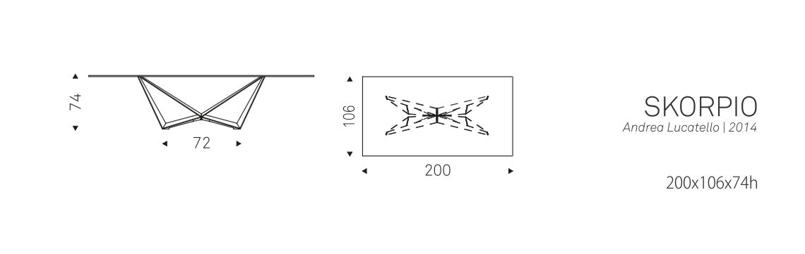 SKORPIO - 200x106x74h