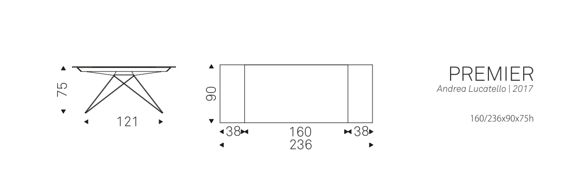 PREMIER (160/236x90x75h)
