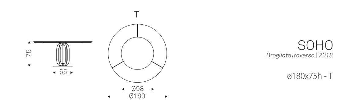 SOHO - ø180x75h - T