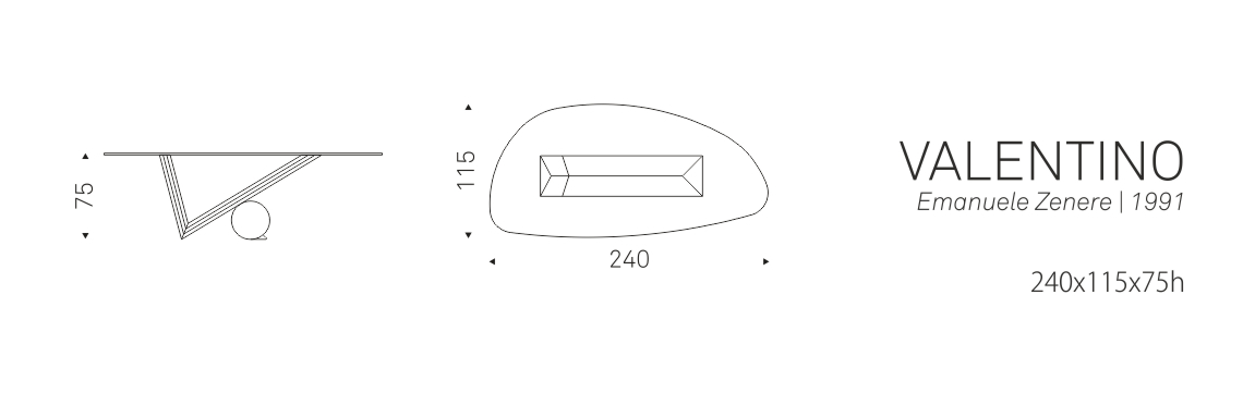 VALENTINO - 240x115x75h