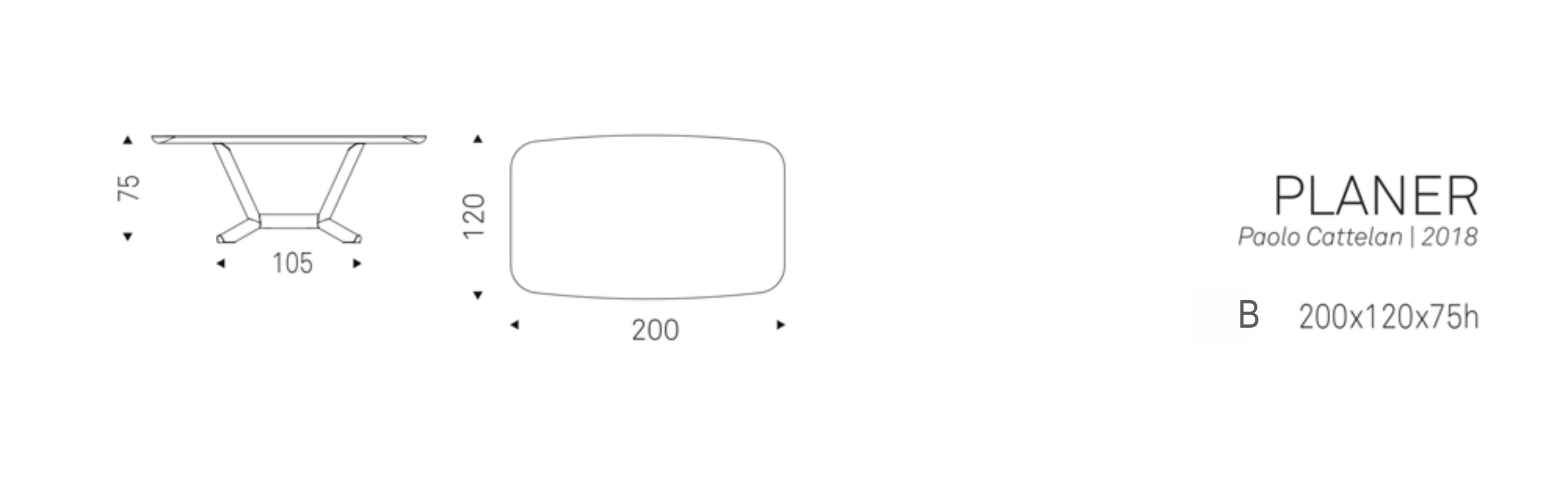 PLANER B (200x120x75h)