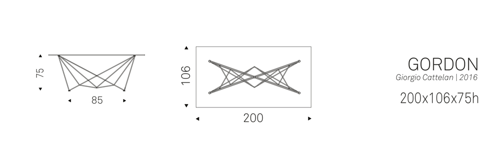 GORDON (200x106x75h)