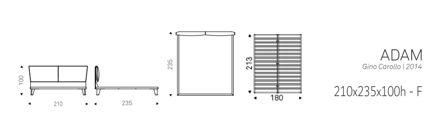 ADAM - 210x235x100h - F