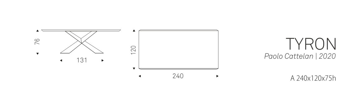 TYRON - A 240x120x75h