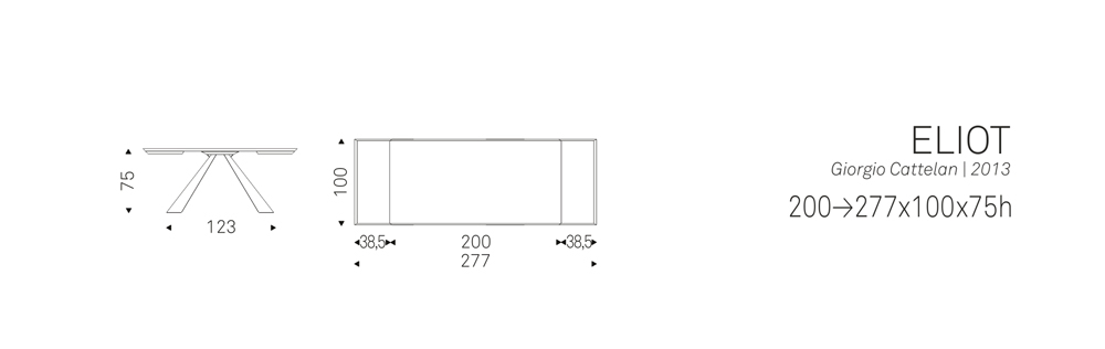 ELIOT (200/277x100x75h)