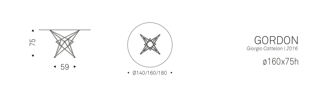GORDON (ø160x75h)