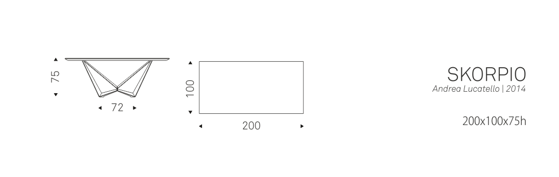 SKORPIO - 200x100x75h