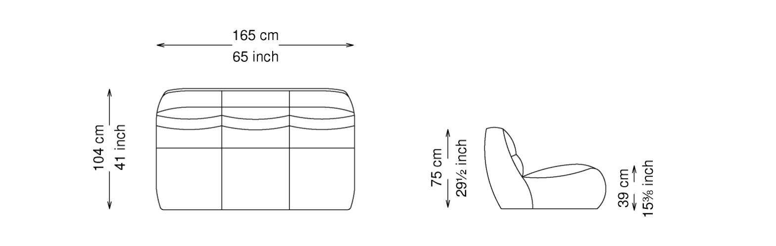 Диван Spencer S165 - 165x104